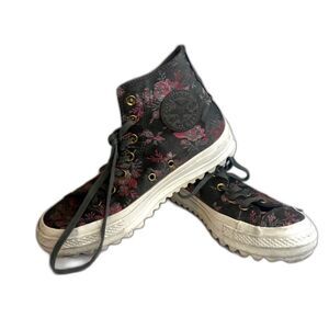 Converse All Star Chuck Taylor Parkway Floral Lace Up High Top Sneaker Size 6.5